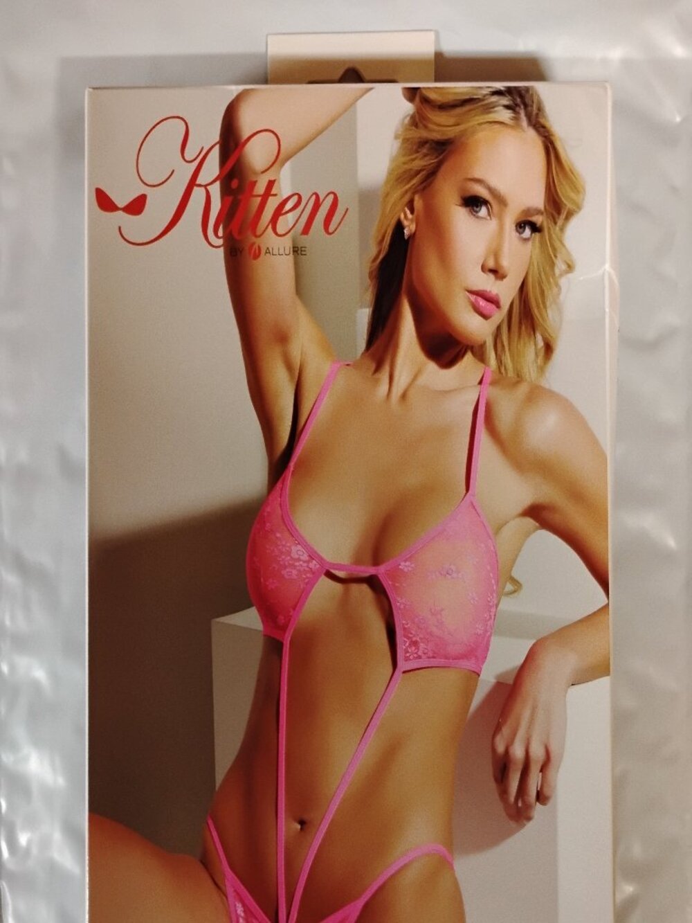 Kitten by Allure Le Kiss Ouvert Teddy, One size